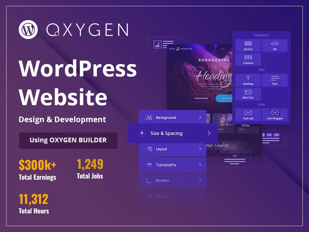 WordPress Oxygen Builder