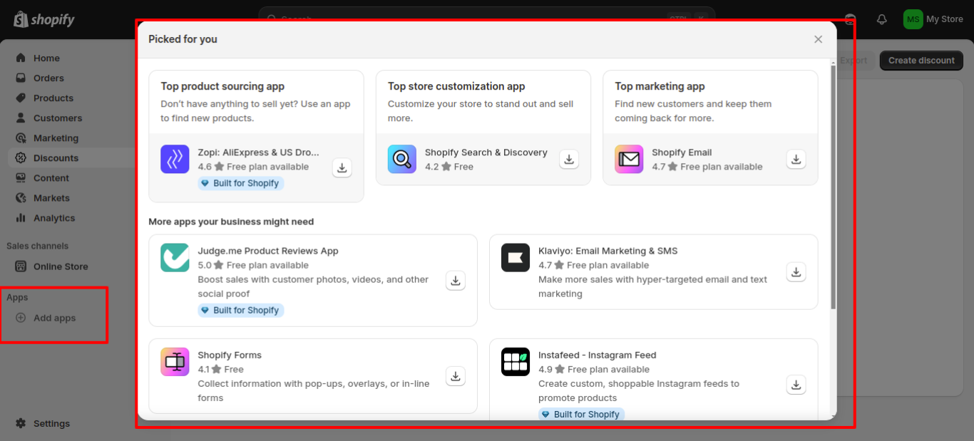 Install The Best Shopify Apps
