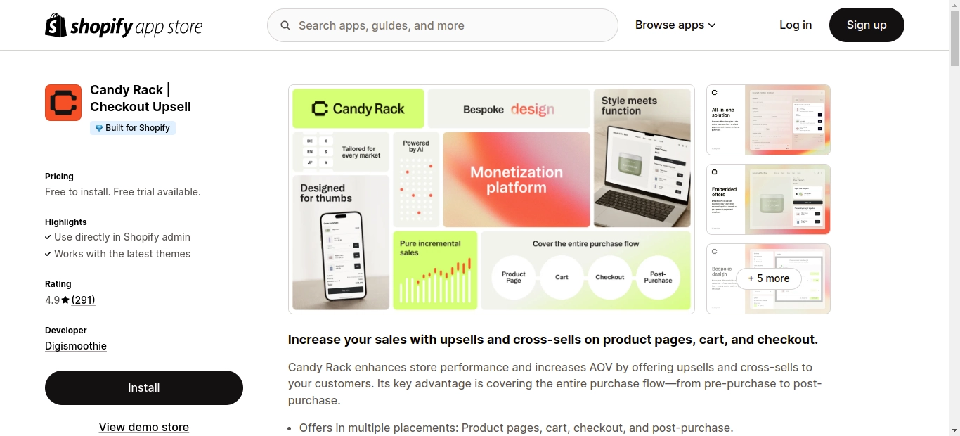 Candy Rack | Checkout Upsell
