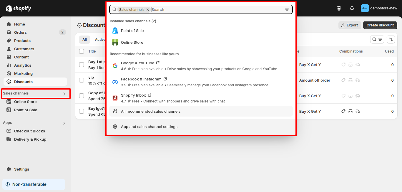 Connect Sales Channels Meta Google Tiktok
