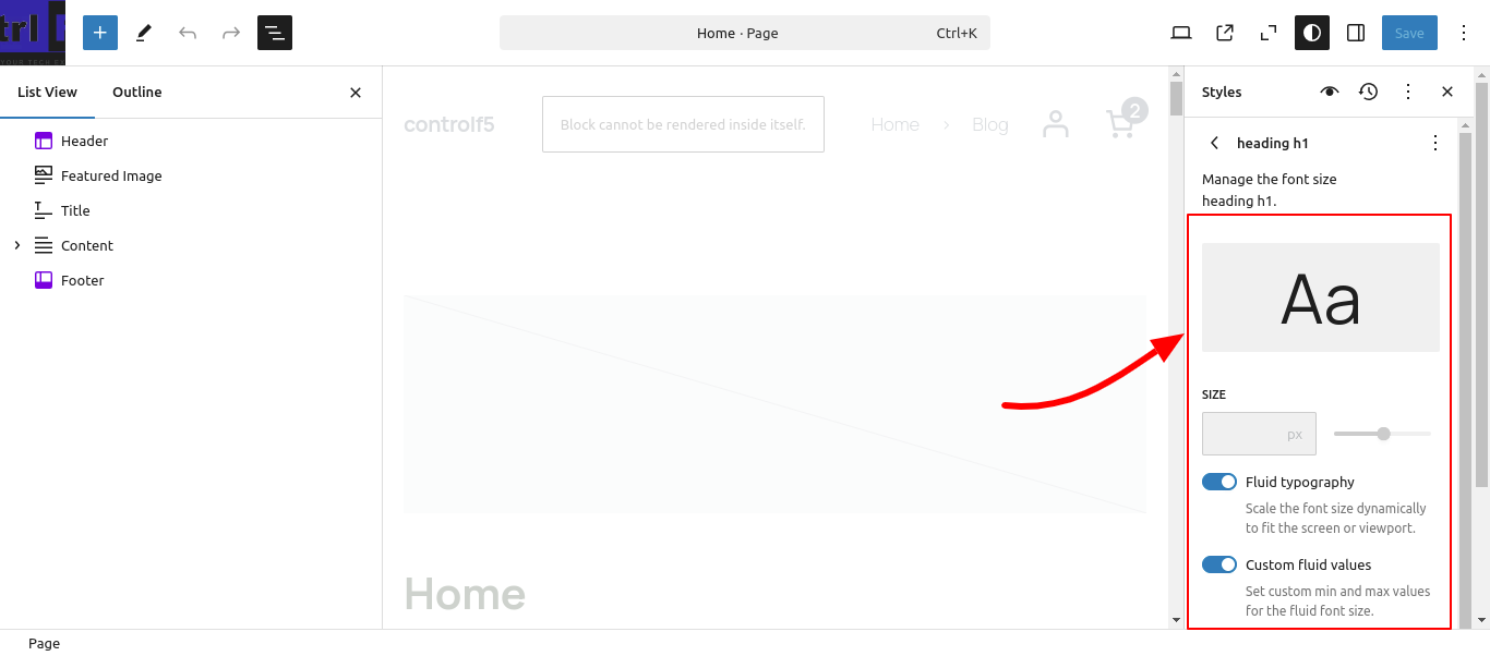 Fluid Typography in WordPress