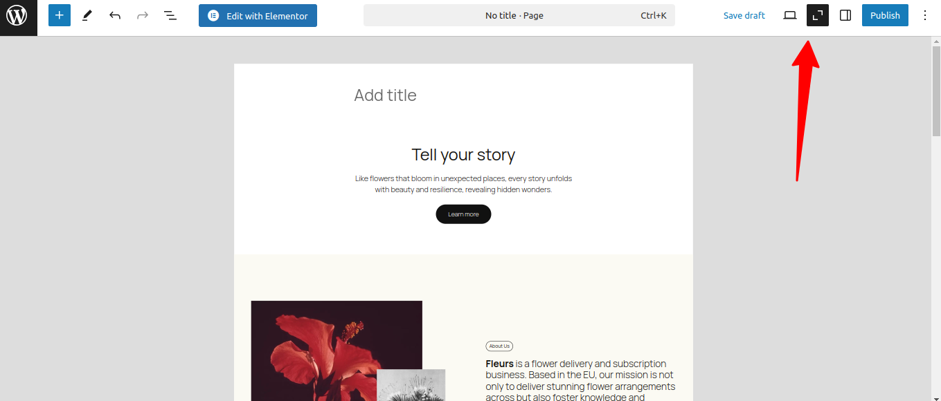 Zoom Out View in Gutenberg
