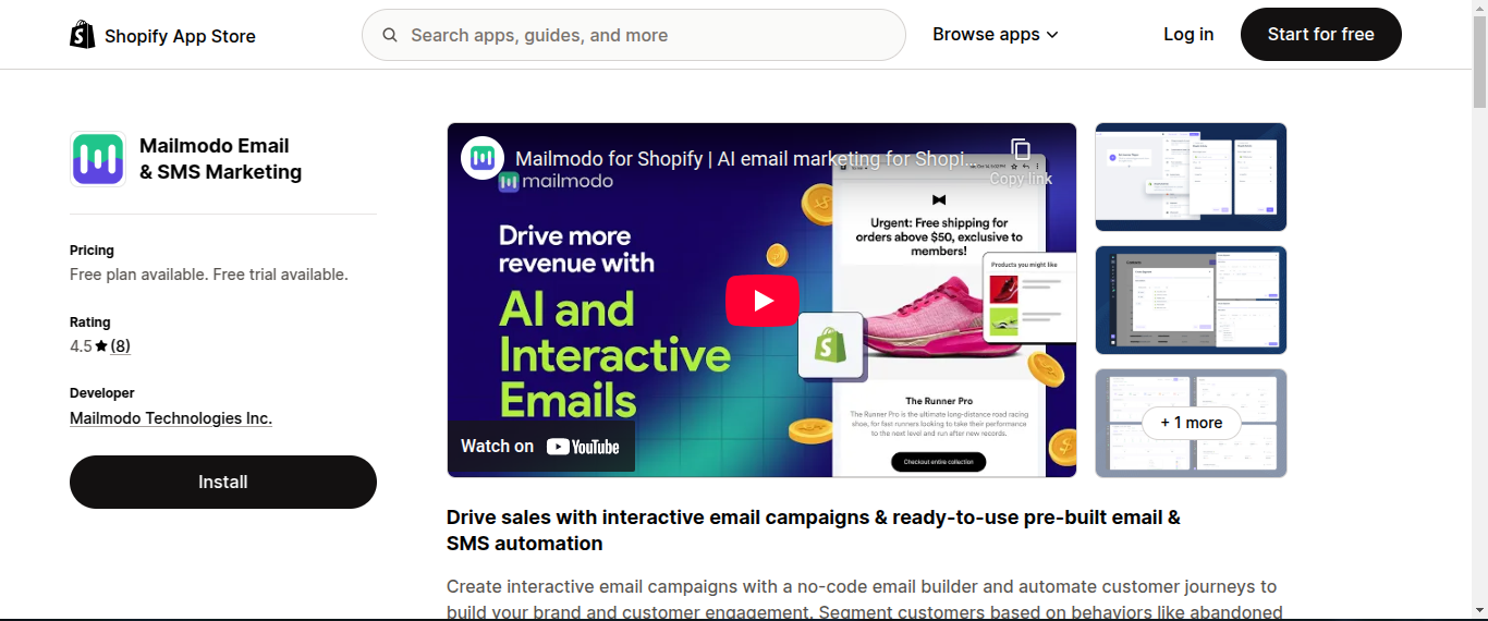 Mailmodo – Interactive Email Marketing