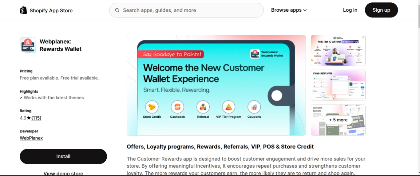 Webplanex: Rewards Wallet
