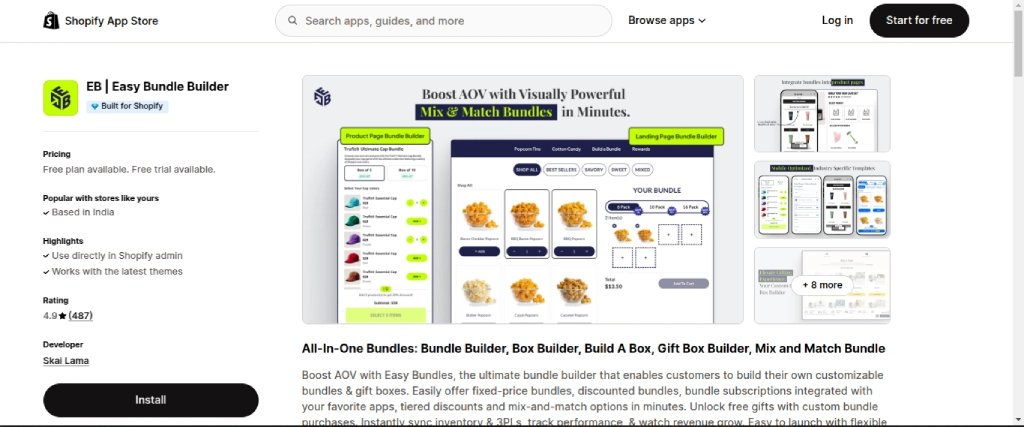 EB | Easy Bundle Builder