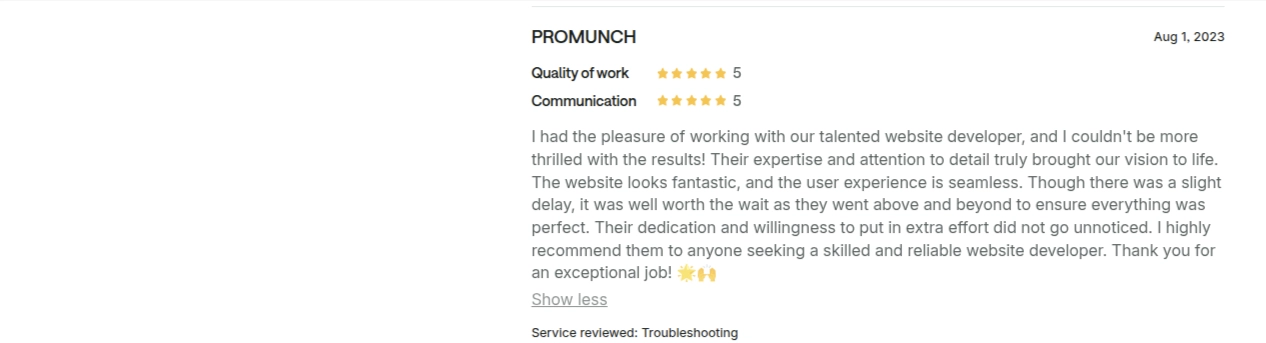 PROMUNCH review image