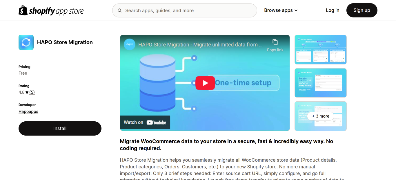 Hapo Store Migration