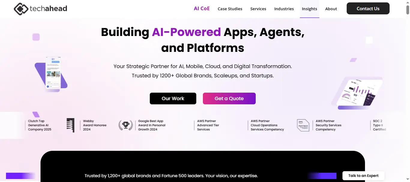 AI Mobile App Development Company TechAhead