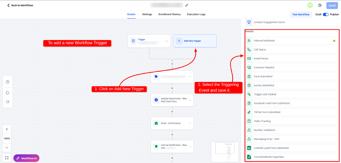 GHL Email Automation Conditional Logic