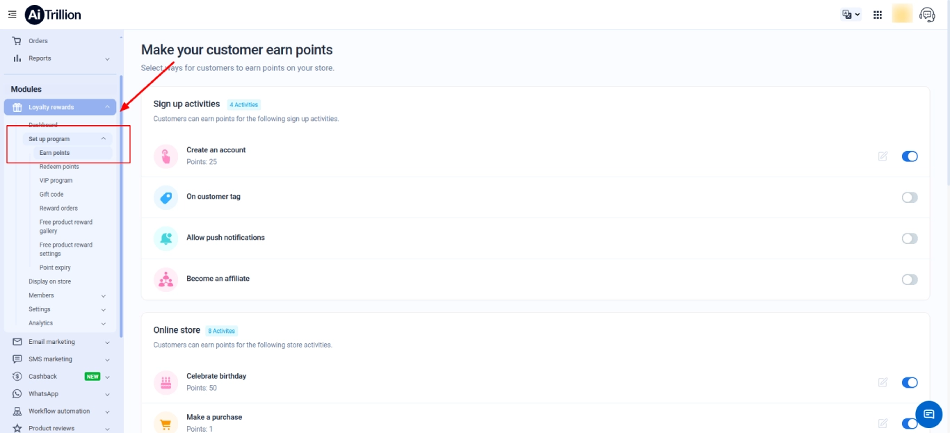Affiliate Program Creation