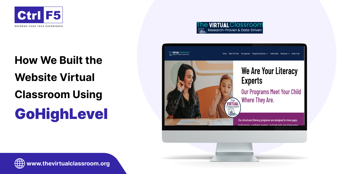 How We Built The Website Virtual Classroom Using GoHighLevel