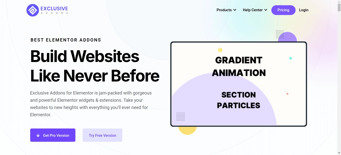 Exclusive addons for elementor