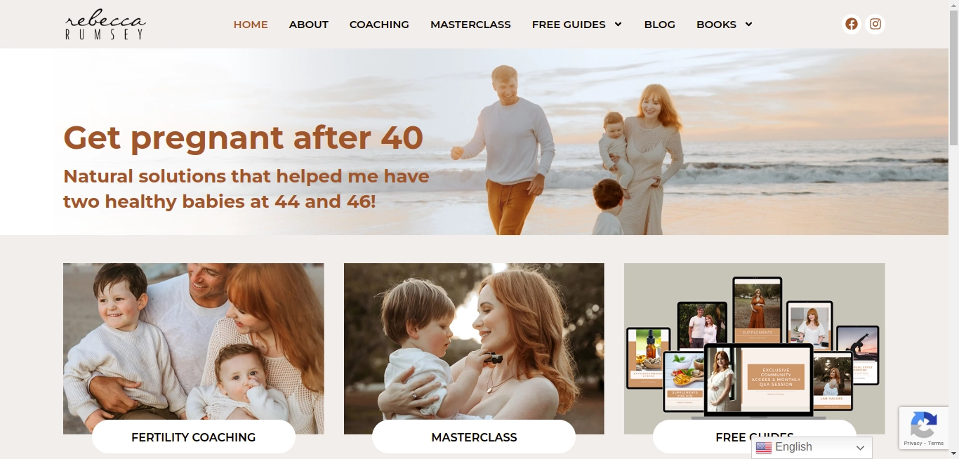 Health Coach Website Design