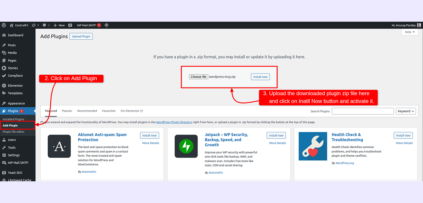 how mcp works in wordpress plugin automation