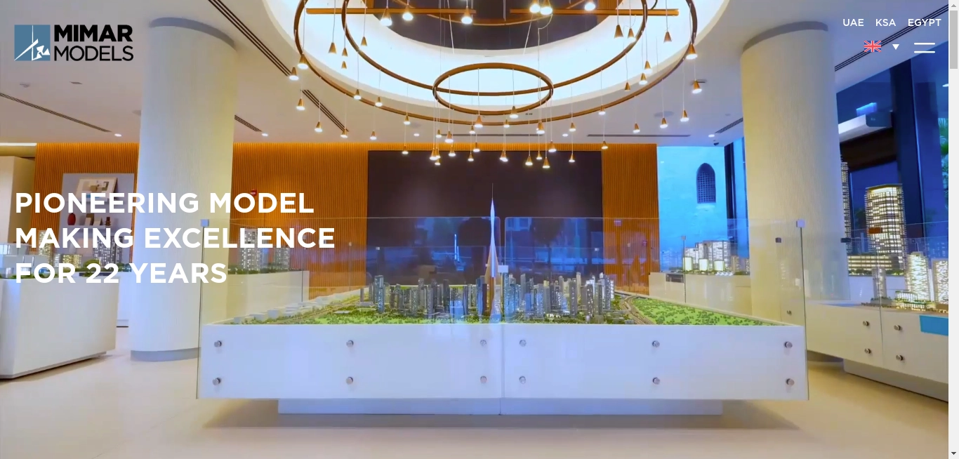 Responsive Architecture Model Website Dubai