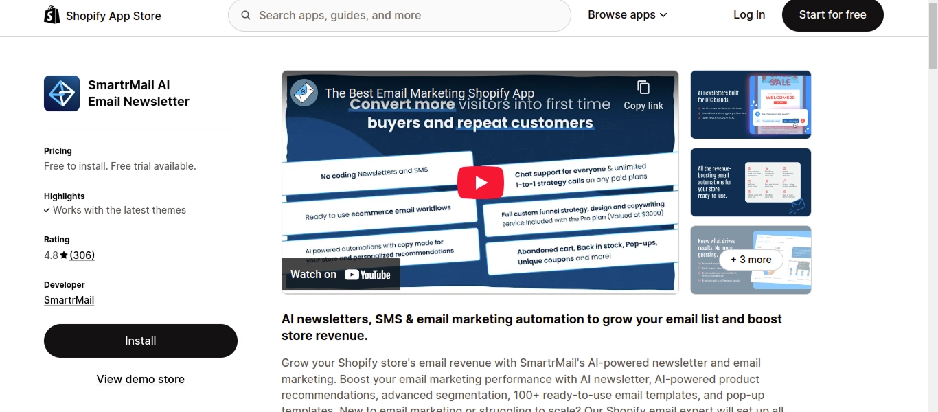 Smartmail emailmarketing SMS
