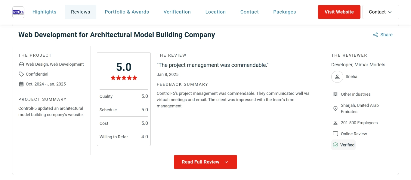 WordPress Web Design Company For Architects