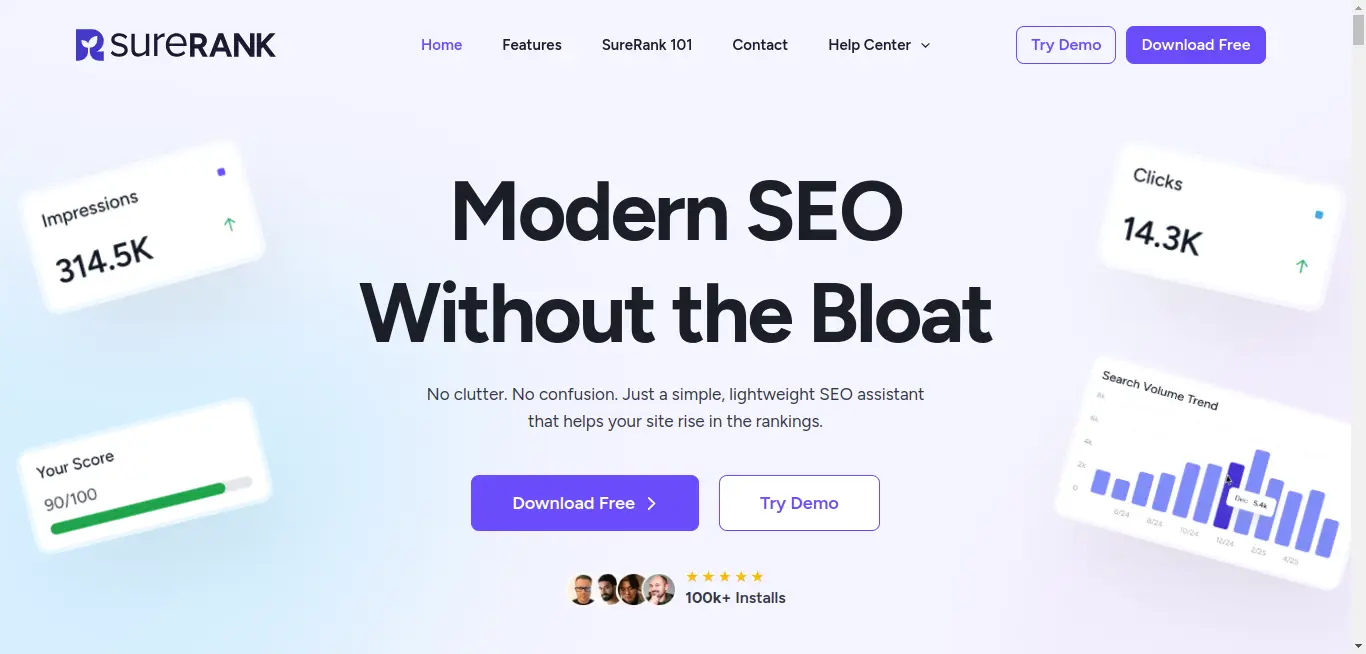 surerank seo wordpress plugin