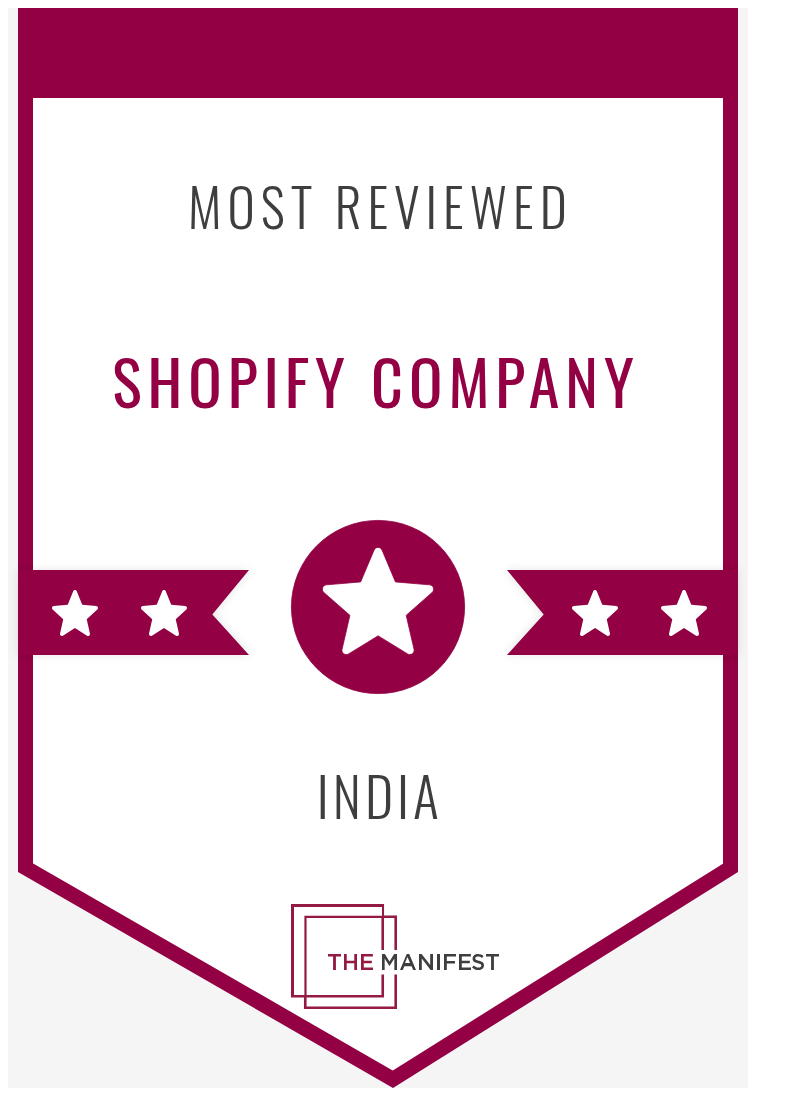 Top Shopify Company India 2024 Award