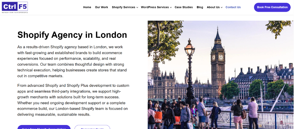 top shopify agencies uk