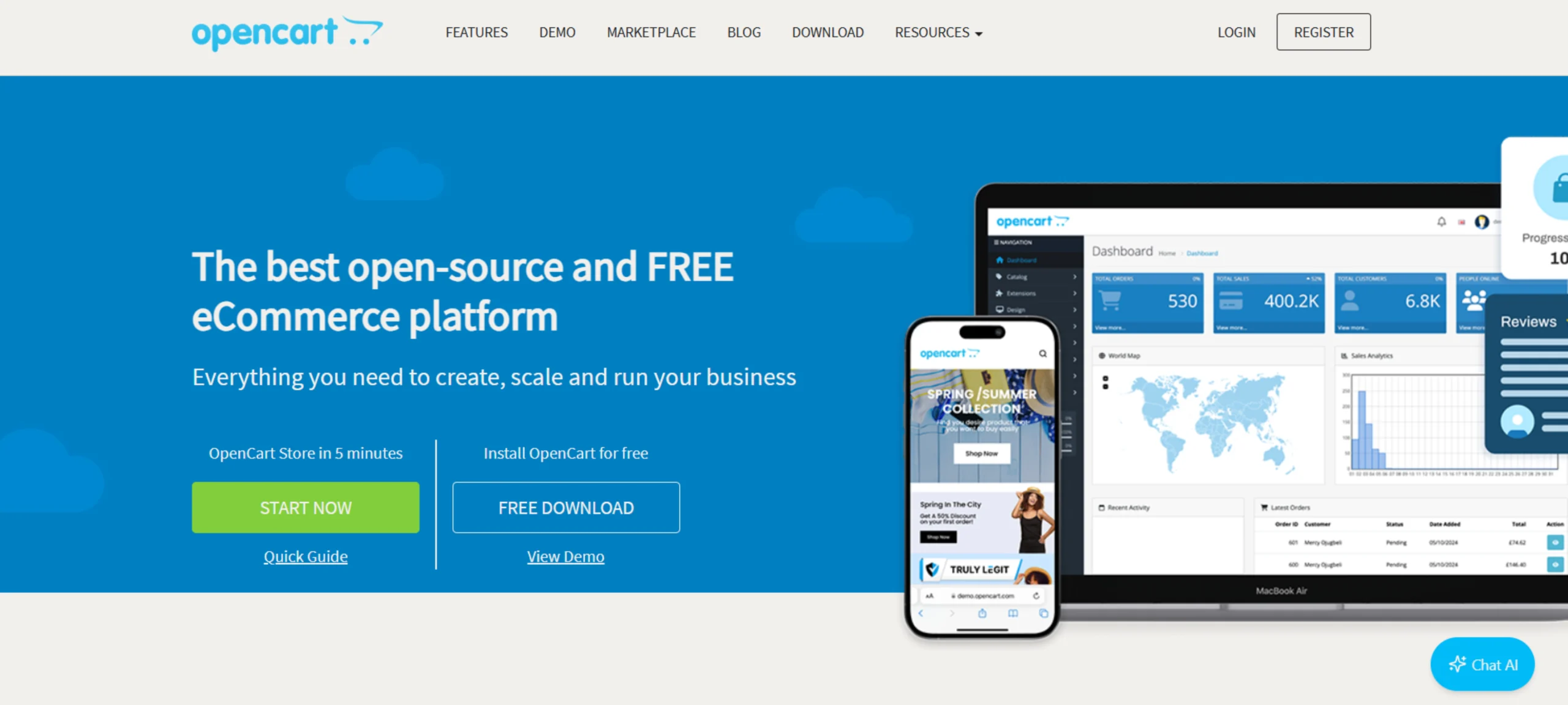 opencart ecommerce store builder scaled