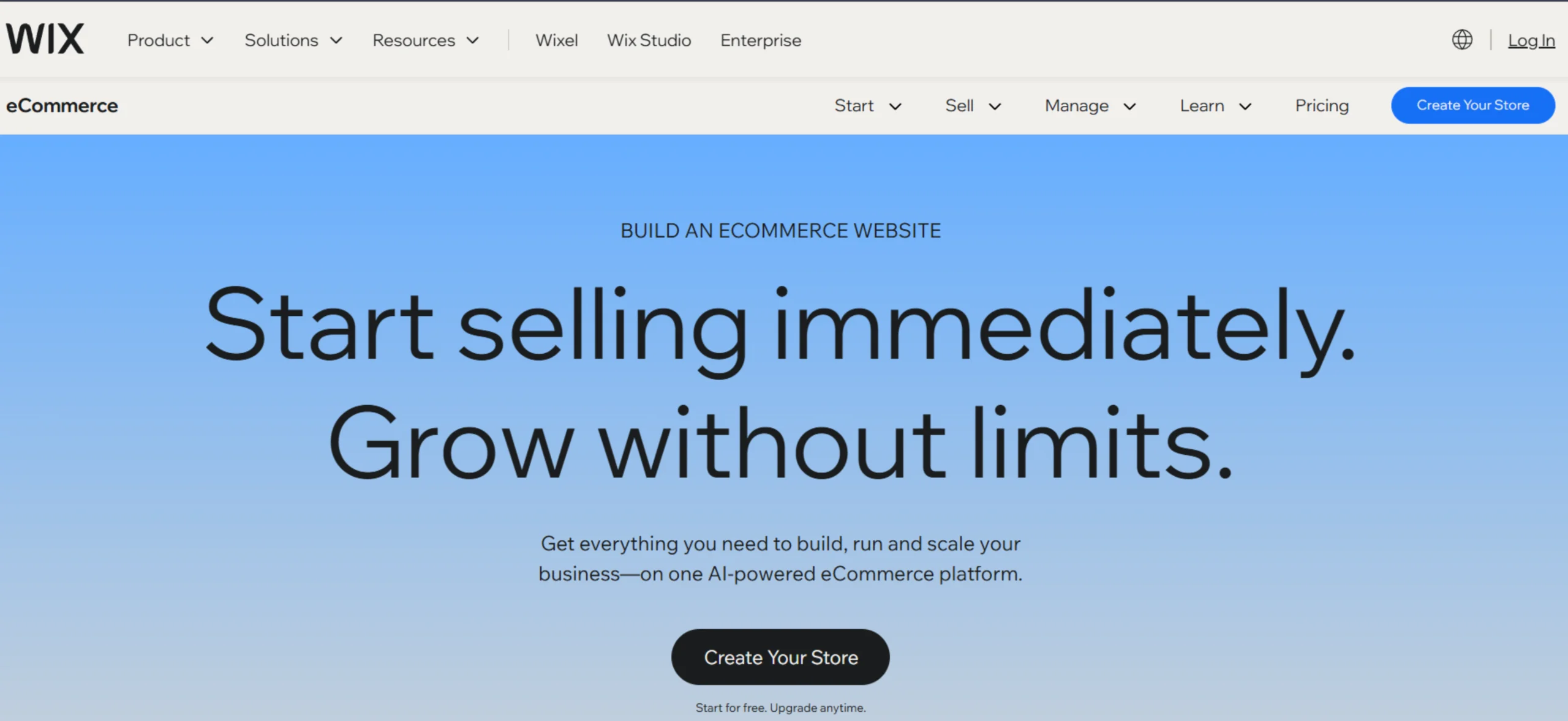 wix ecommerce website builder scaled