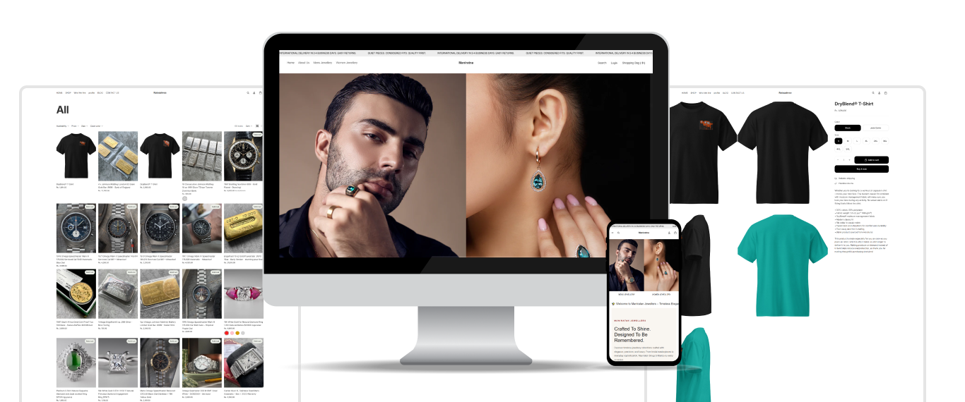 maniratna minimalist jewellery shopify theme