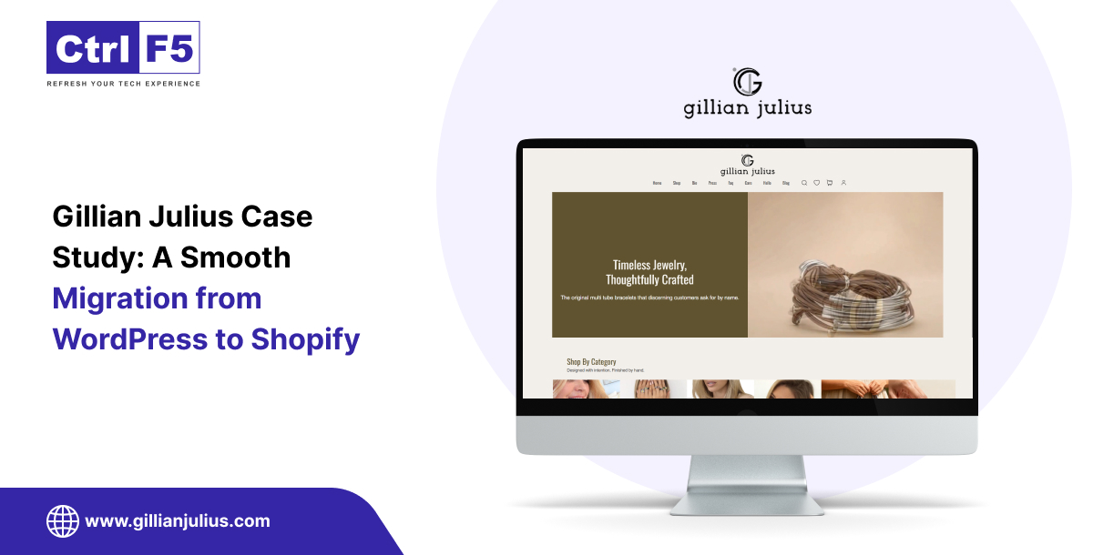 gillian julius wordpress to shopify