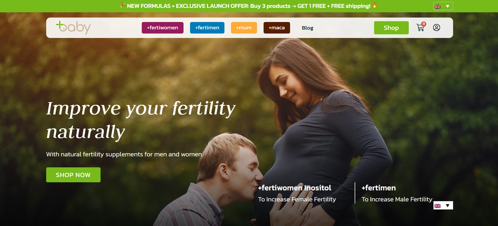 plusbaby wellness brand website transformation