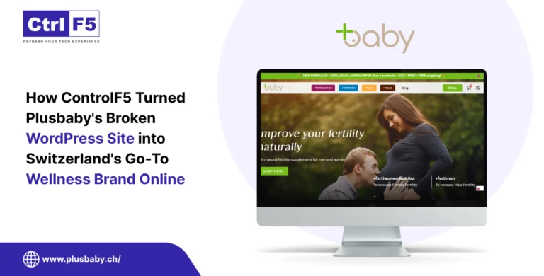 plusbaby wordpress redesign seo