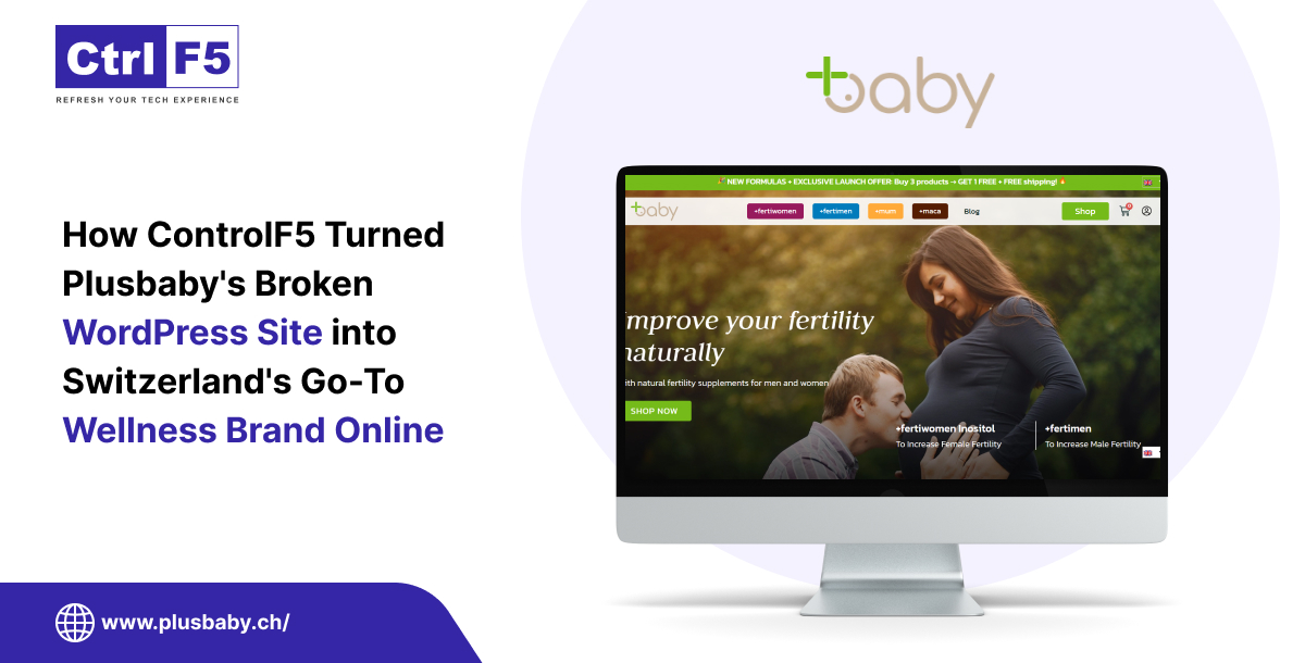 plusbaby wordpress redesign seo