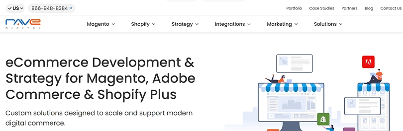 shopify agency usa rave digital shopify migration agency