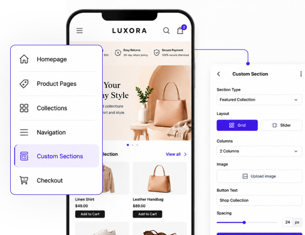 Custom store development new