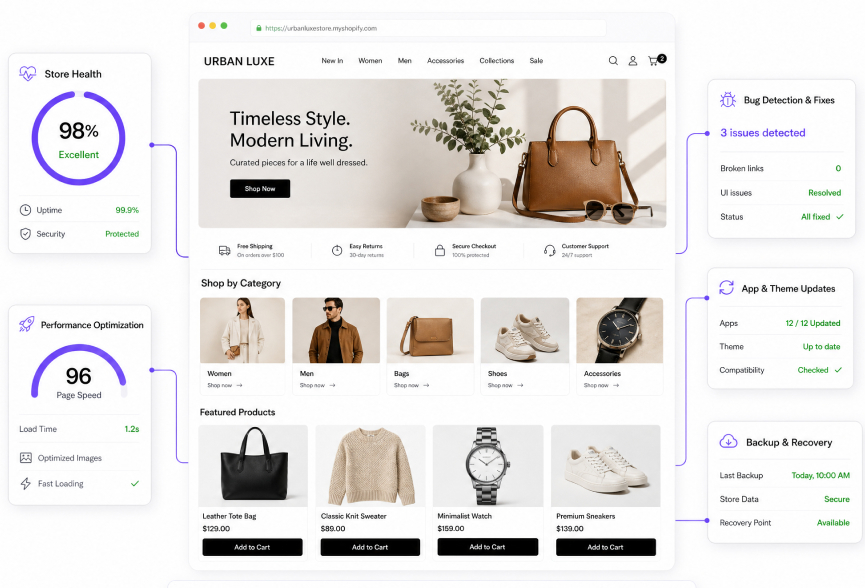 Shopify Maintenance