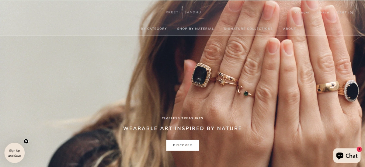 preeti-sandhu-shopify-jewelry-homepage