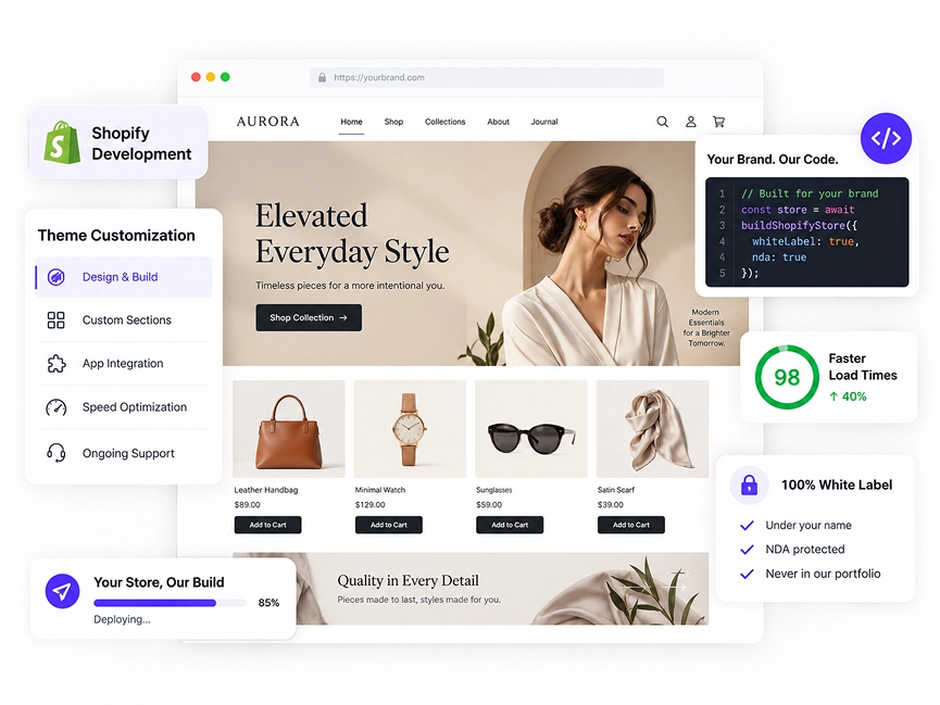 white label Shopify agency