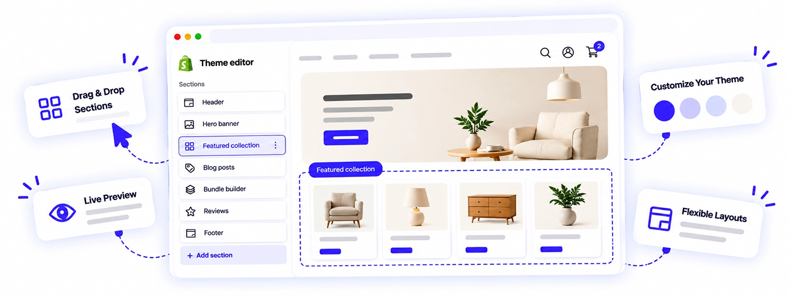 shopify custom theme design