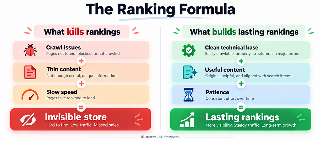 shopify store ranking timeline
